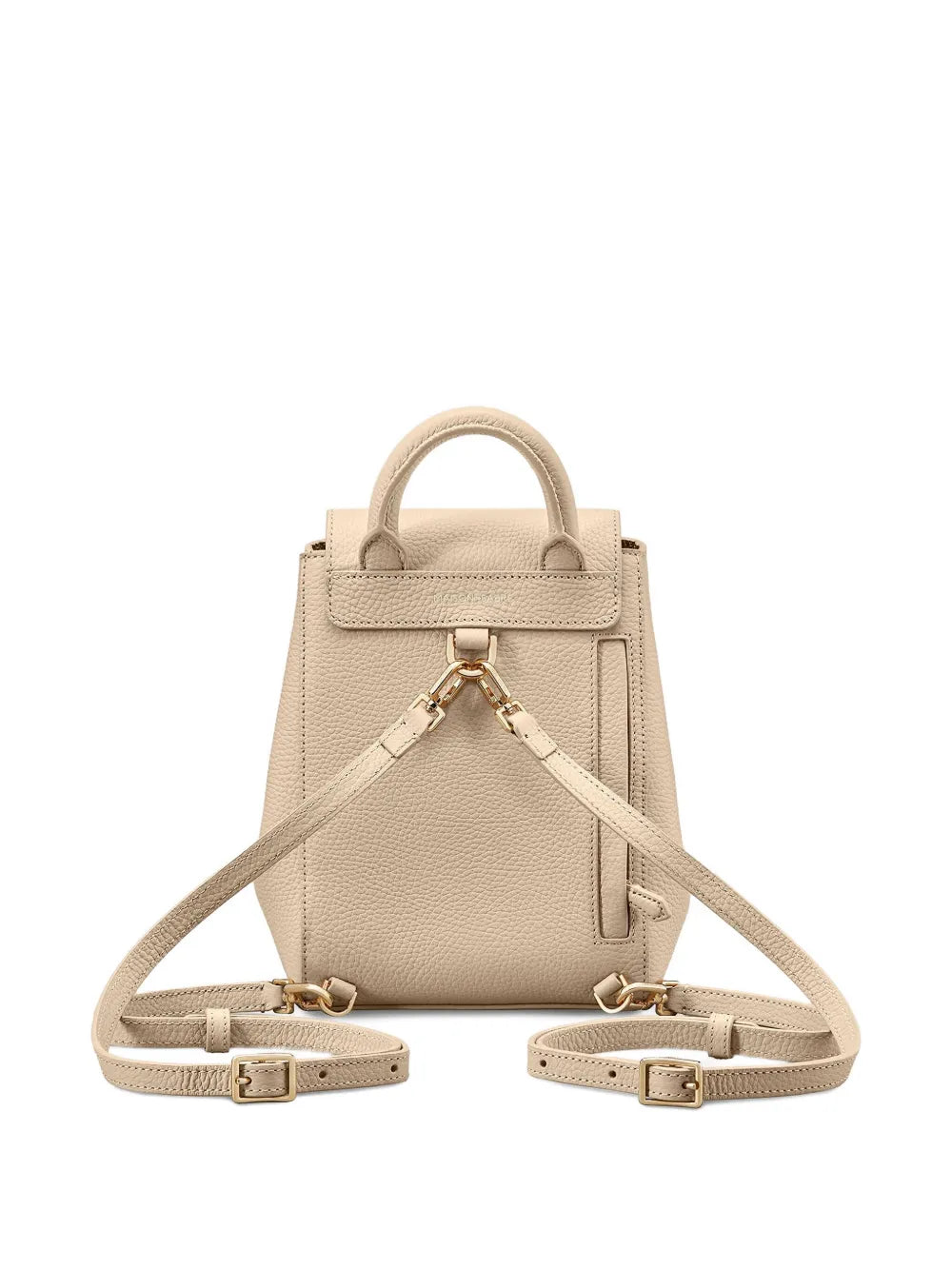 MAISON de SABR?agnetic closure leather backpack