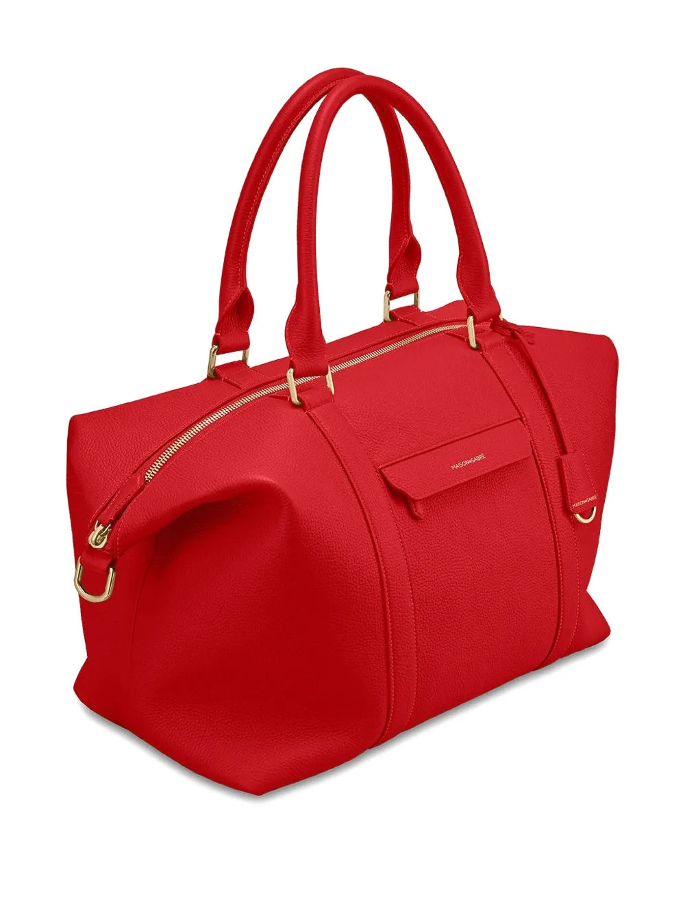 MAISON de SABR?eekender trapezoid-silhouette leather holdall