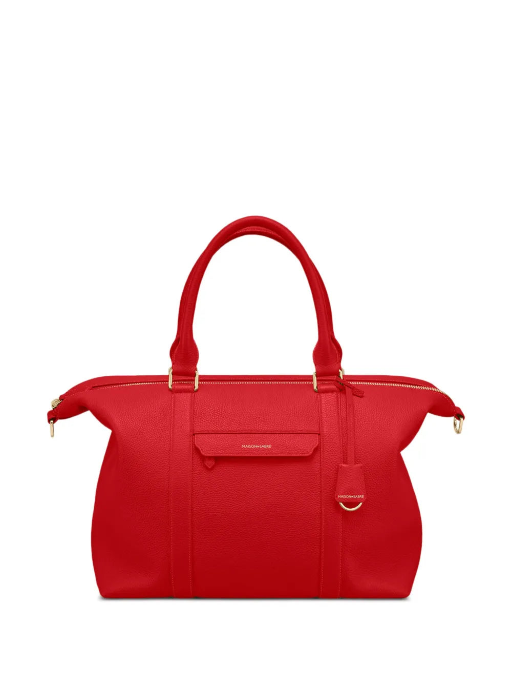 MAISON de SABR?eekender trapezoid-silhouette leather holdall