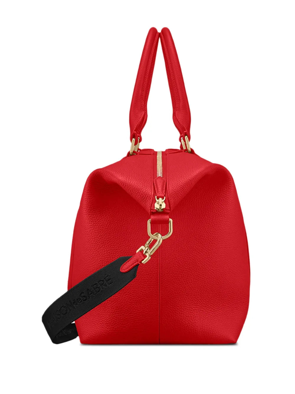 MAISON de SABR?eekender trapezoid-silhouette leather holdall