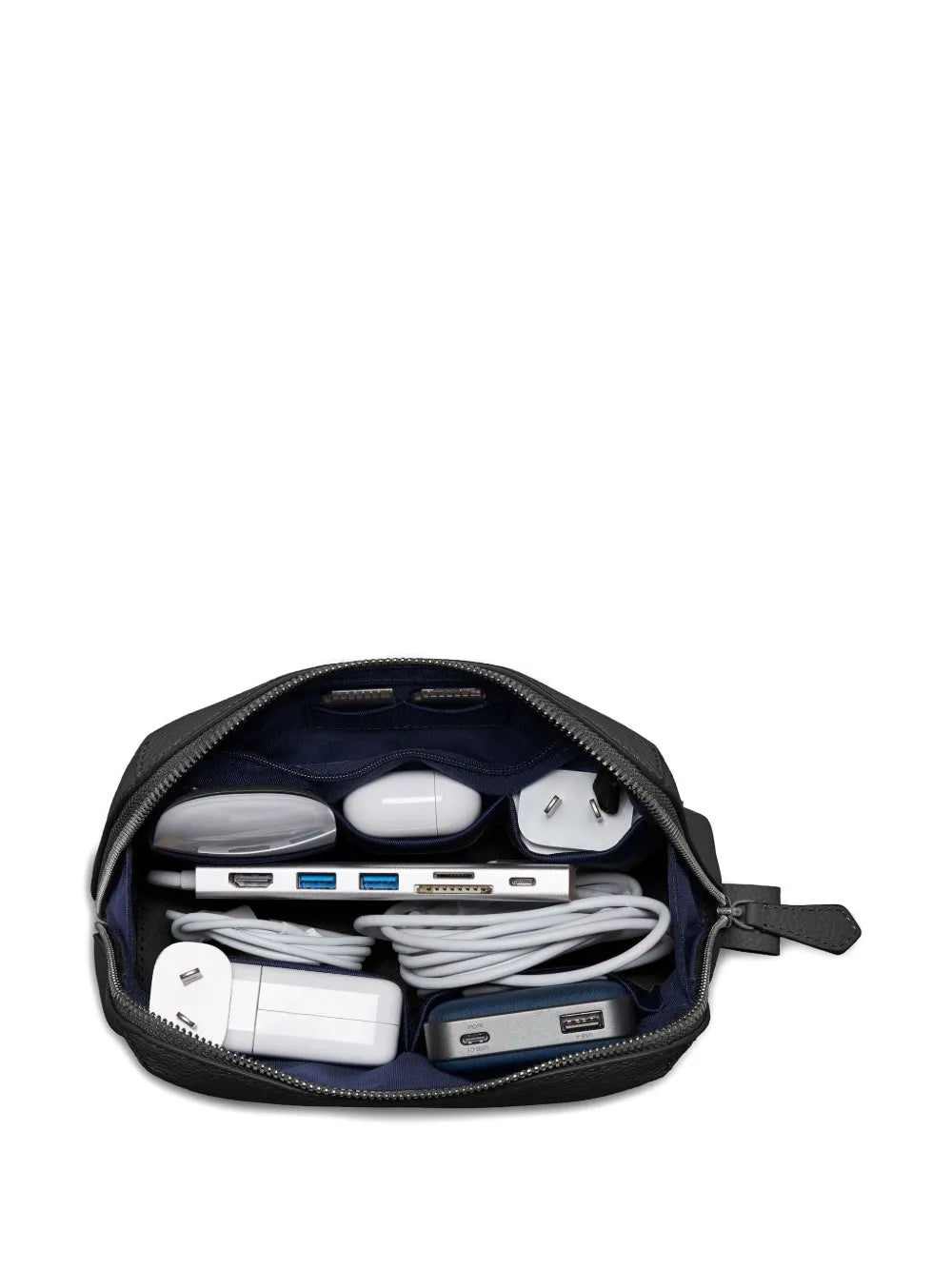 MAISON de SABR?ebbled zip pouch