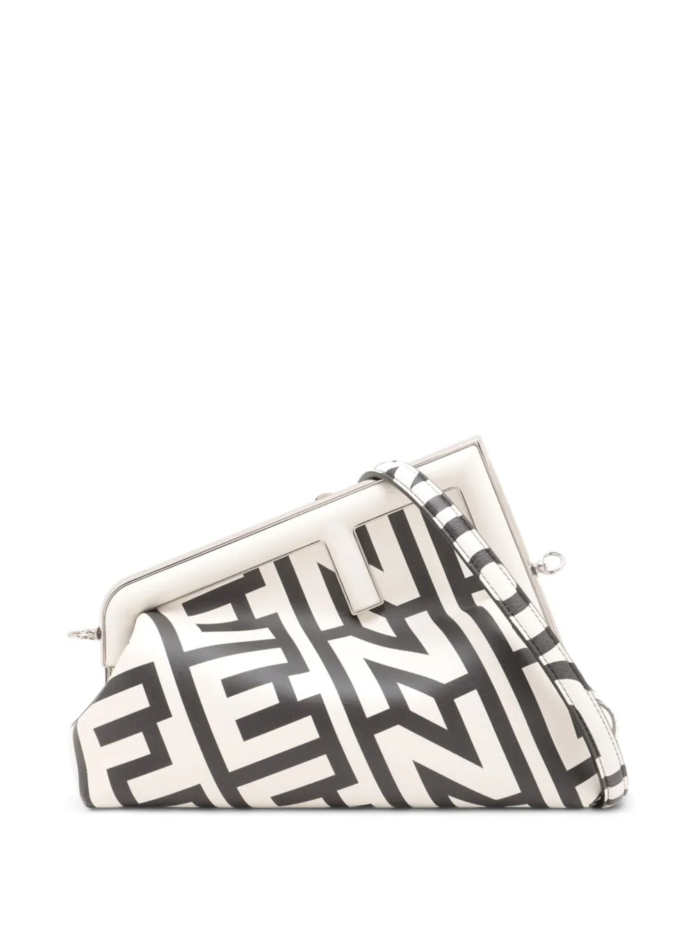 Pre-OwnedFendi Pre-Owned2023-2025 Marc Jacobs Midi Nappa Logo Print Fendi First crossbody bag