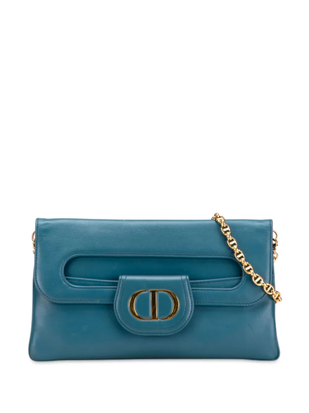 Pre-OwnedChristian Dior Pre-Owned2021 Medium Calfskin DiorDouble Chain Bag crossbody bag