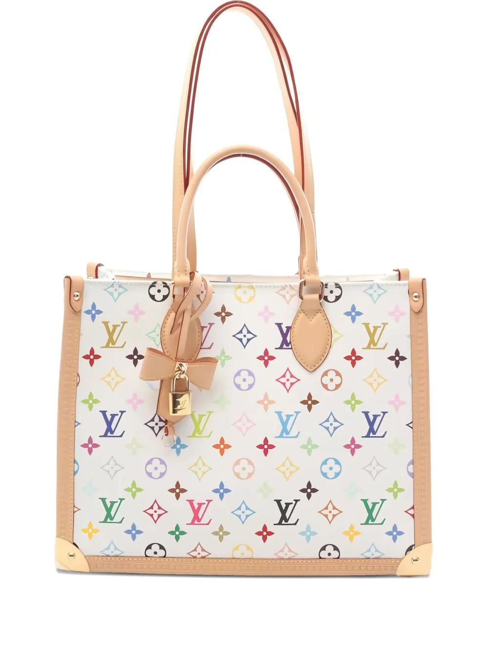 Pre-OwnedLouis Vuitton Pre-Owned2010s x Takashi Murakami monogram tote bag