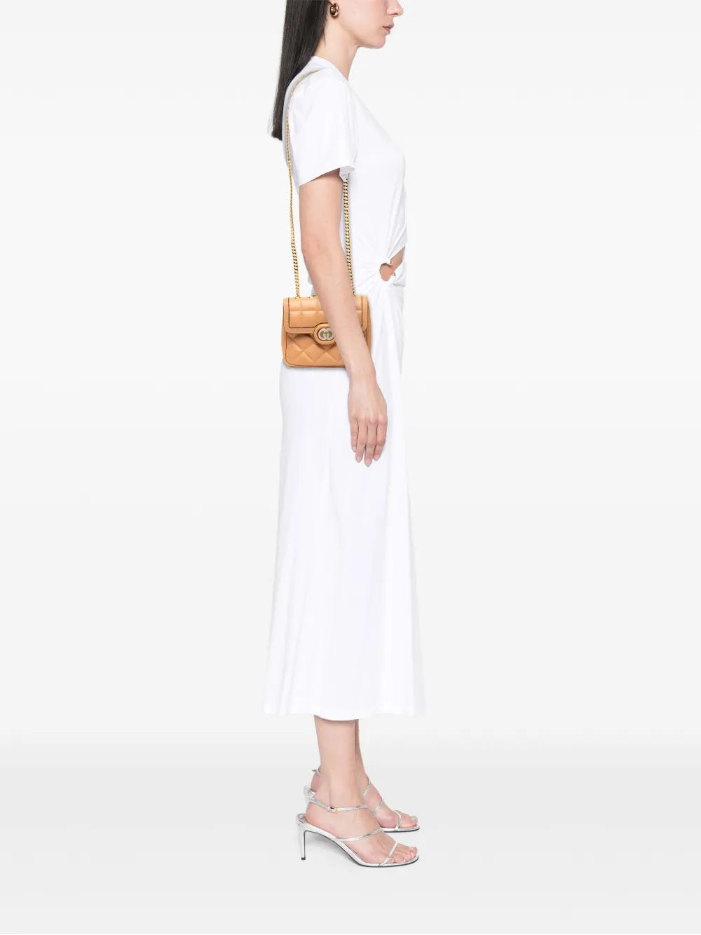Pre-OwnedGucci Pre-Owned2000-2015 Mini Leather Deco Chain shoulder bag