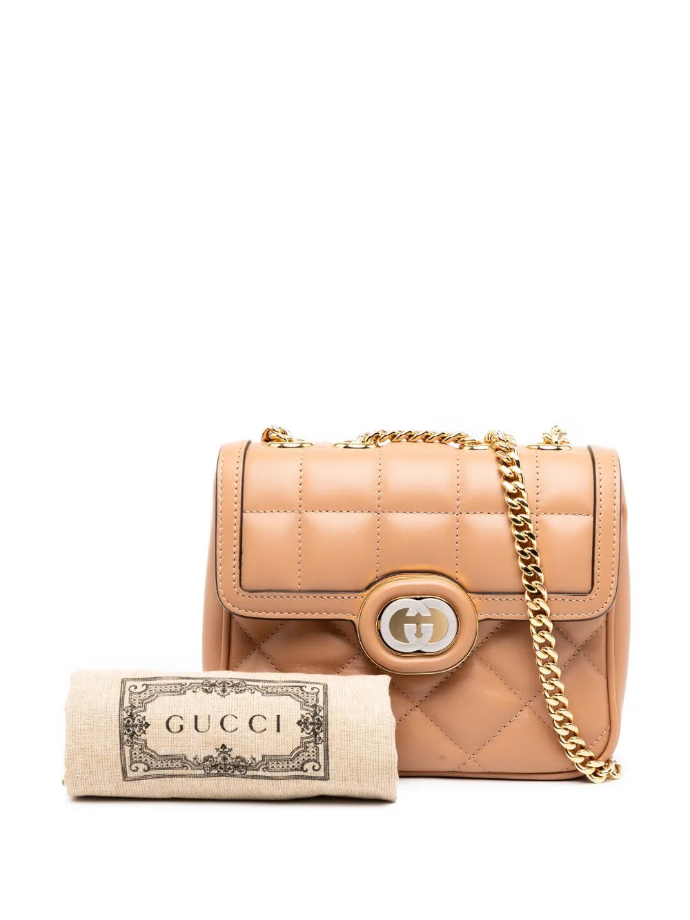 Pre-OwnedGucci Pre-Owned2000-2015 Mini Leather Deco Chain shoulder bag
