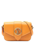 Pre-OwnedLouis Vuitton Pre-Owned2010s Lv Pont 9 logo-plaque cross bag