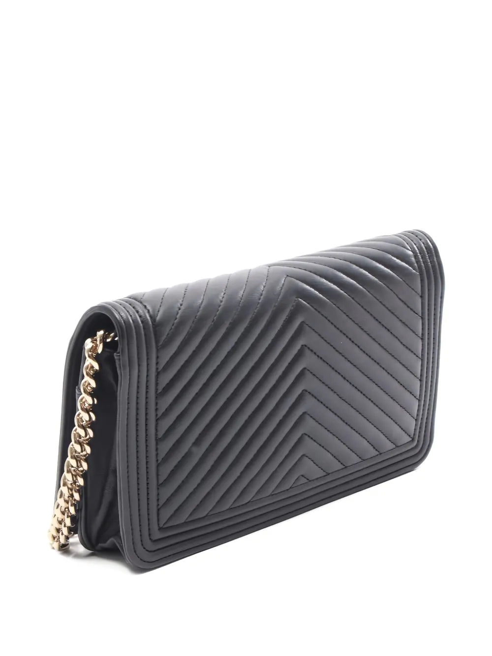 Pre-OwnedCHANEL Pre-Owned2019 Boy Chanel chevron chain cross body bag