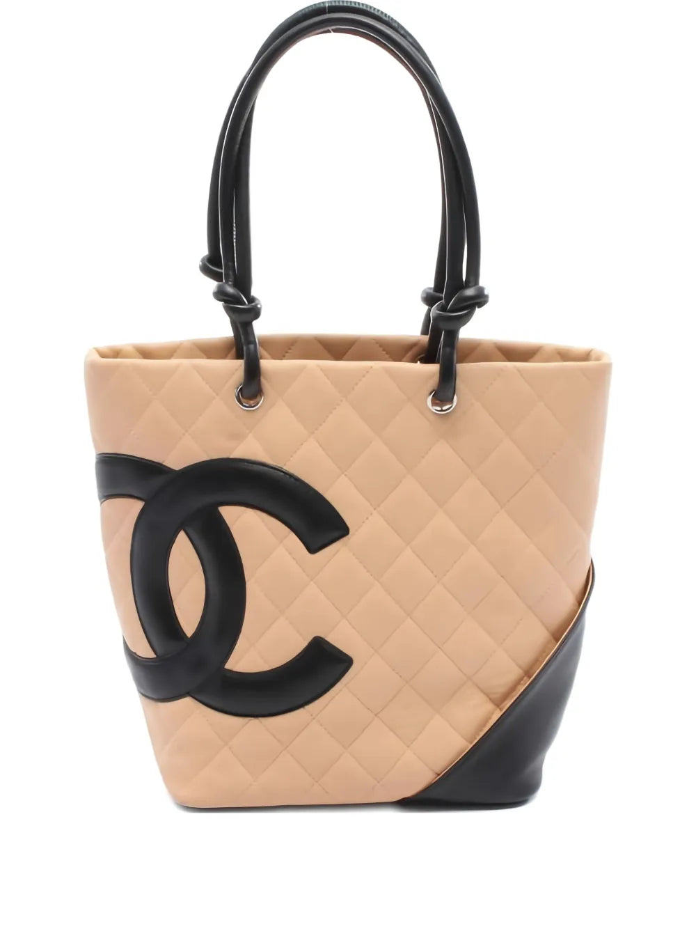 Pre-OwnedCHANEL Pre-Ownedmedium Cambon quilted tote bag