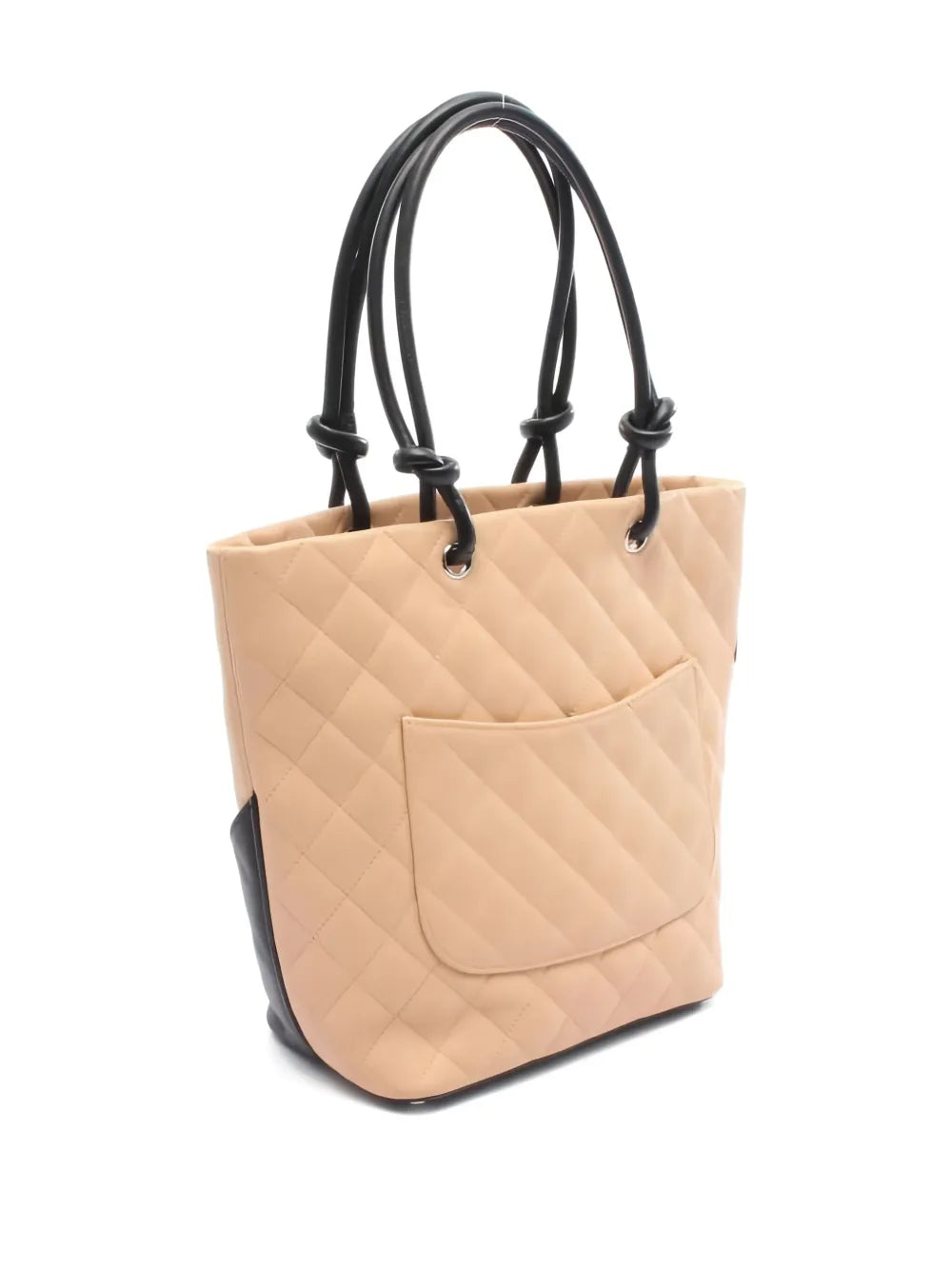 Pre-OwnedCHANEL Pre-Ownedmedium Cambon quilted tote bag
