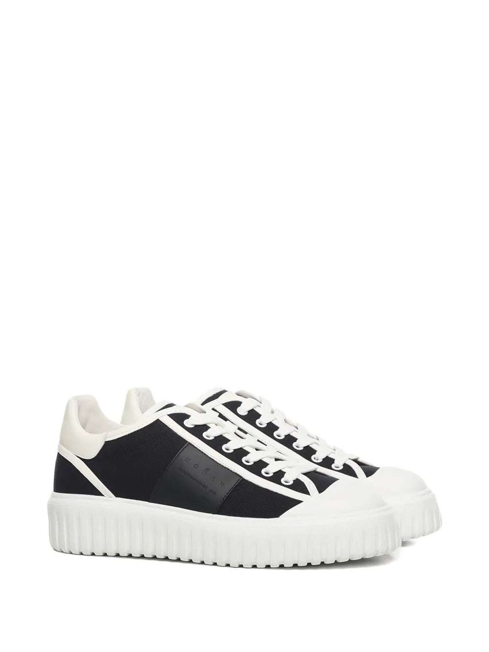 Hogan H-Stripes Logo-Detail Lace-Up Sneakers