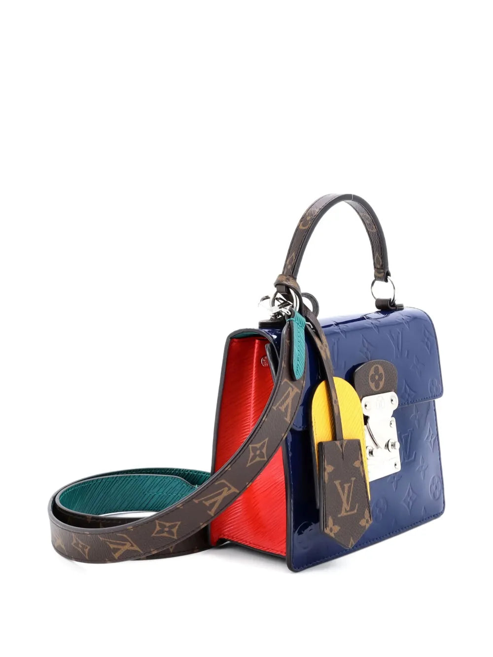 Pre-OwnedLouis Vuitton Pre-OwnedSpring Street NM Handbag Monogram Vernis with Monogram Canvas and Epi Leather shoulder bag