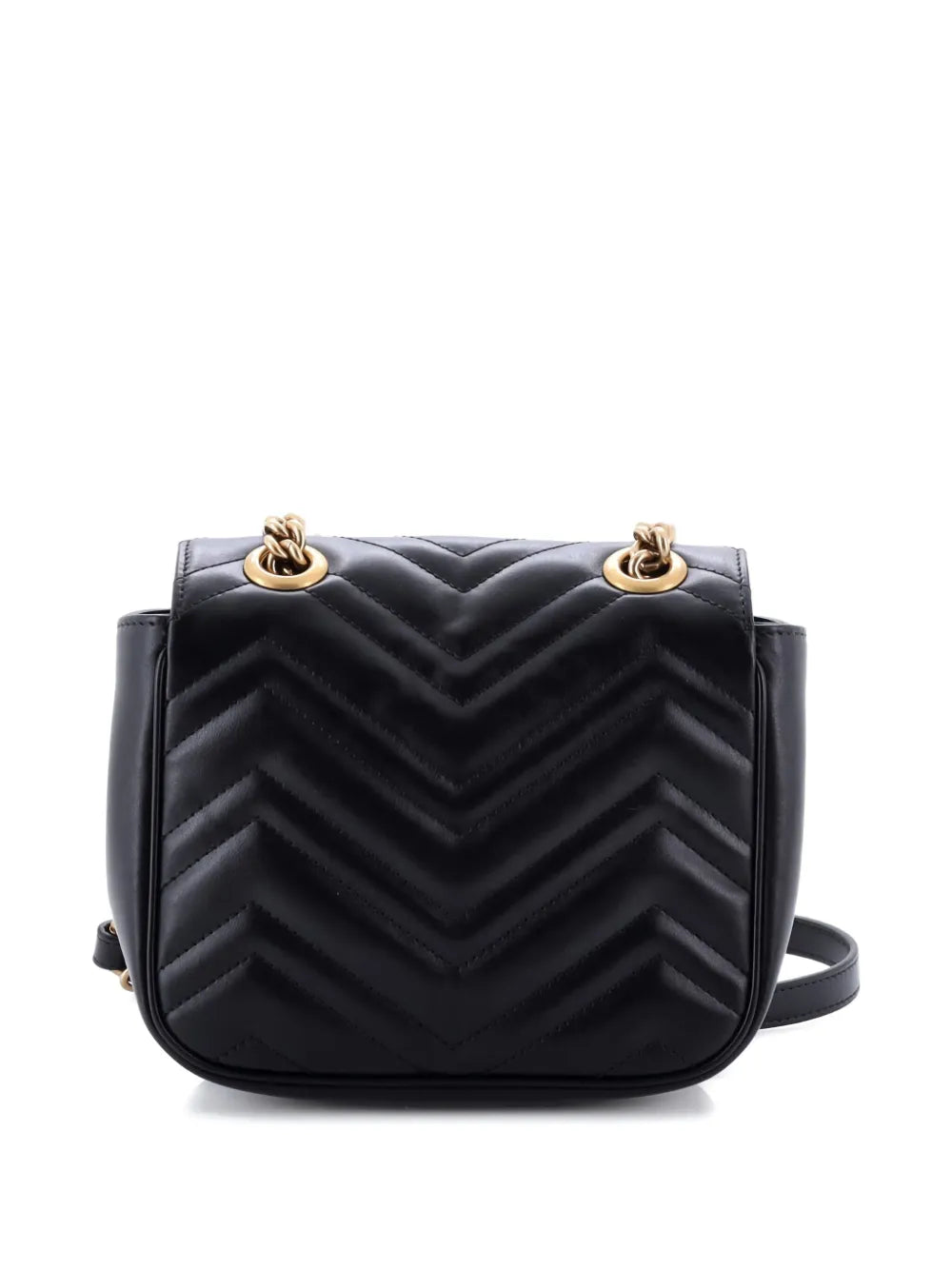 Pre-OwnedGucci Pre-Owned2015-2025 GG Marmont Square Flap Bag Matelasse Leather Mini crossbody bag