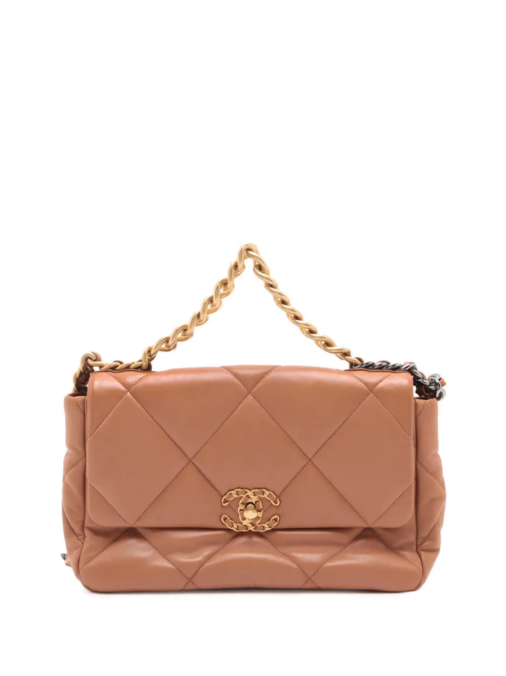 Pre-OwnedCHANEL Pre-Owned2021-2025 Large Lambskin 19 Flap satchel