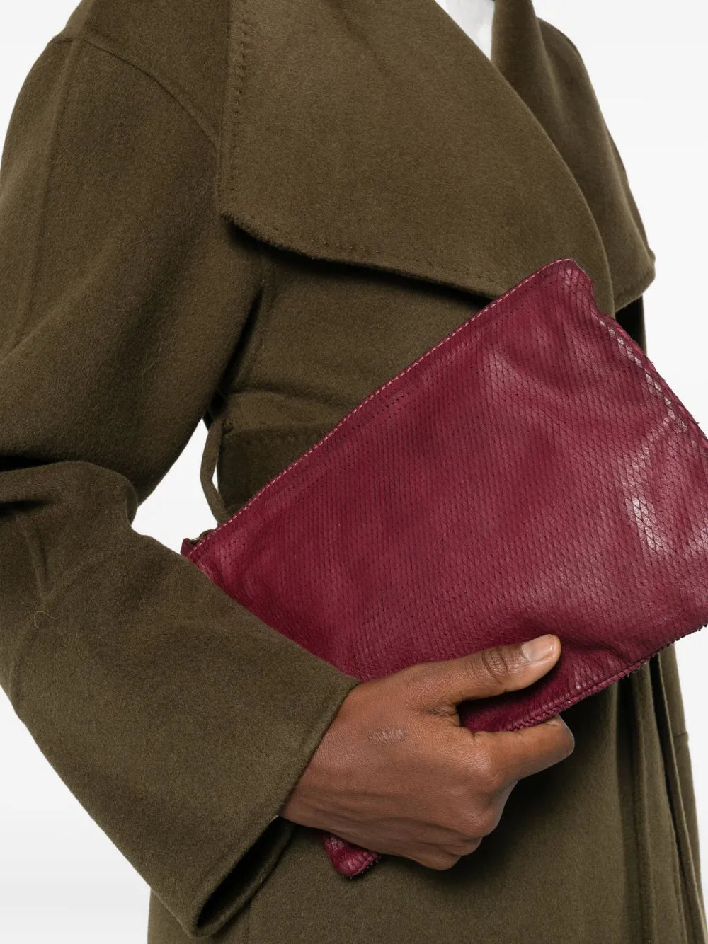 SOMMETsmall textured cross body bag