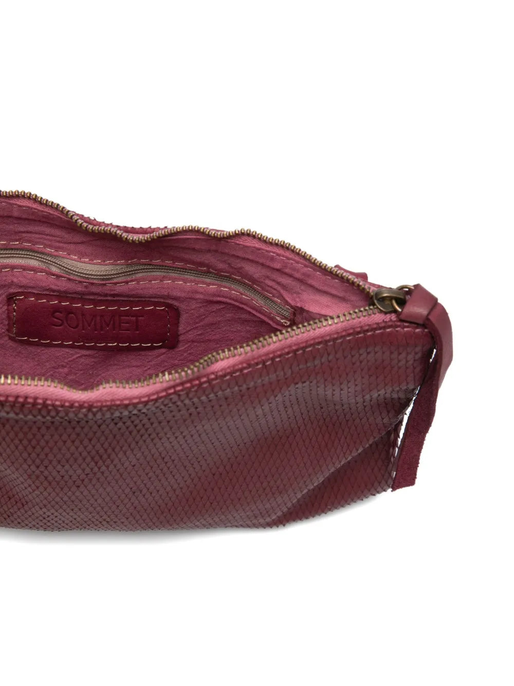 SOMMETsmall textured cross body bag