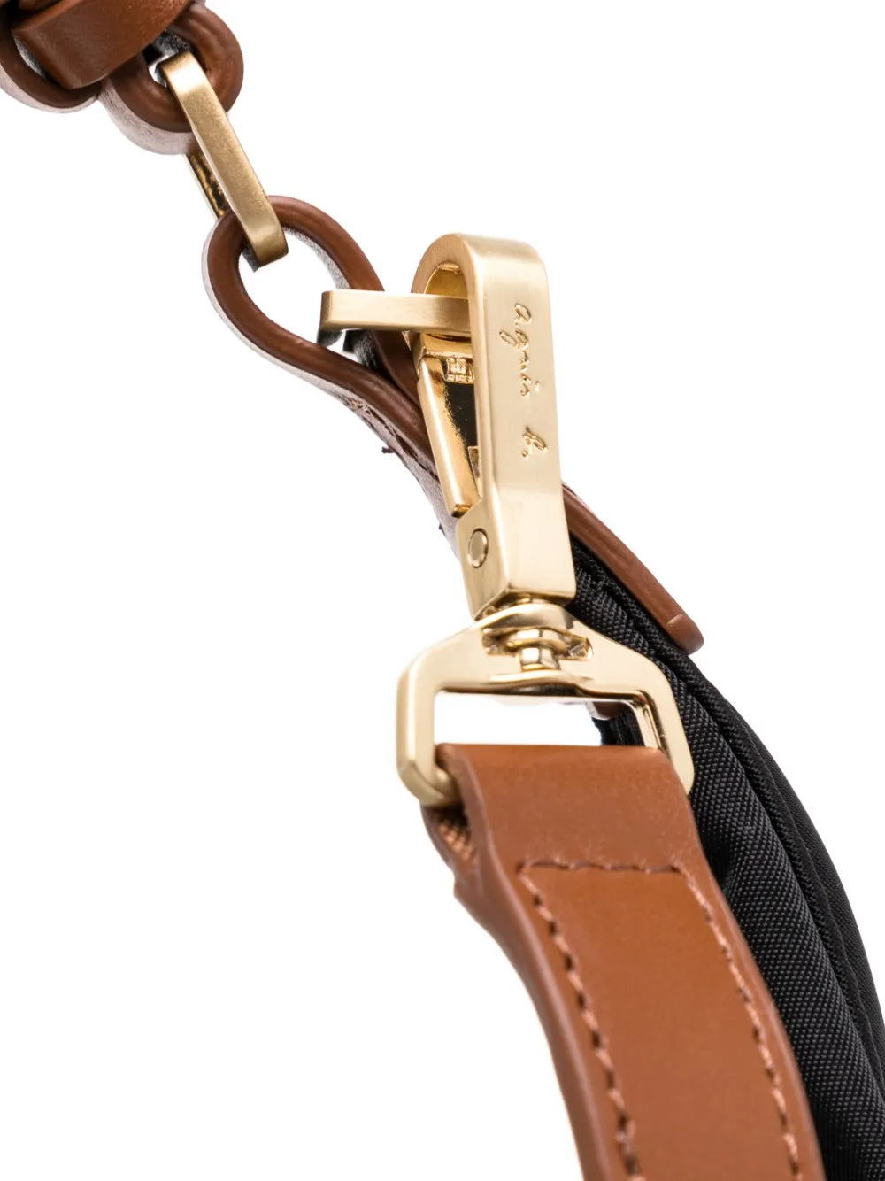 agnès b. braided-handle shoulder bag