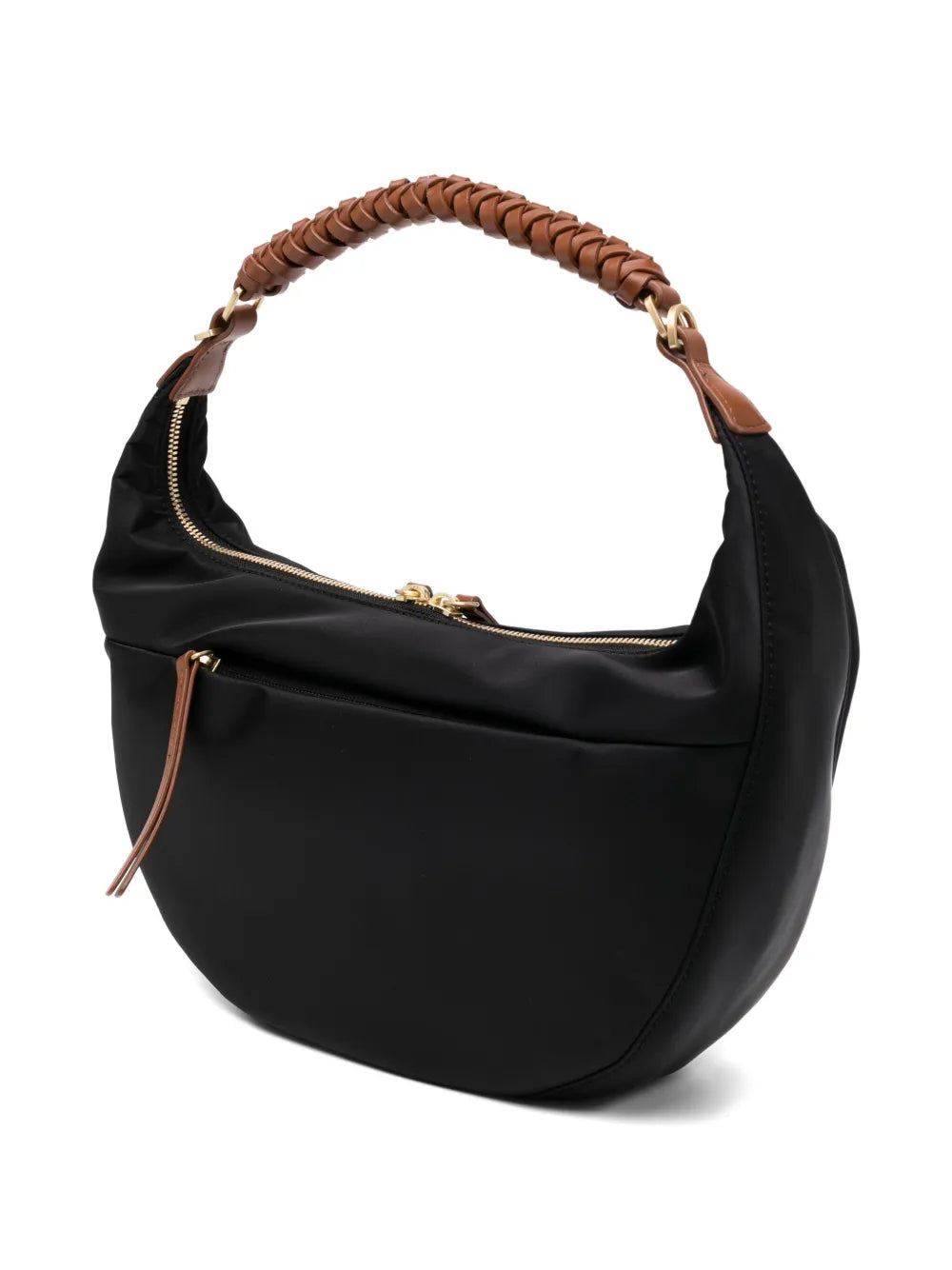 agnès b. braided-handle shoulder bag