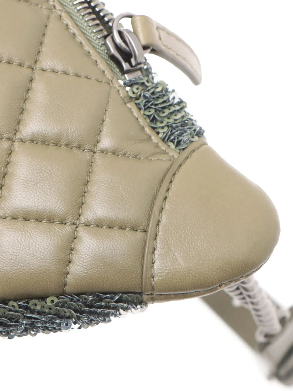 Pre-OwnedCHANEL Pre-Owned2016-2017 Sequin and Quilted Lambskin Coco Cuba Waist Bag belt bag