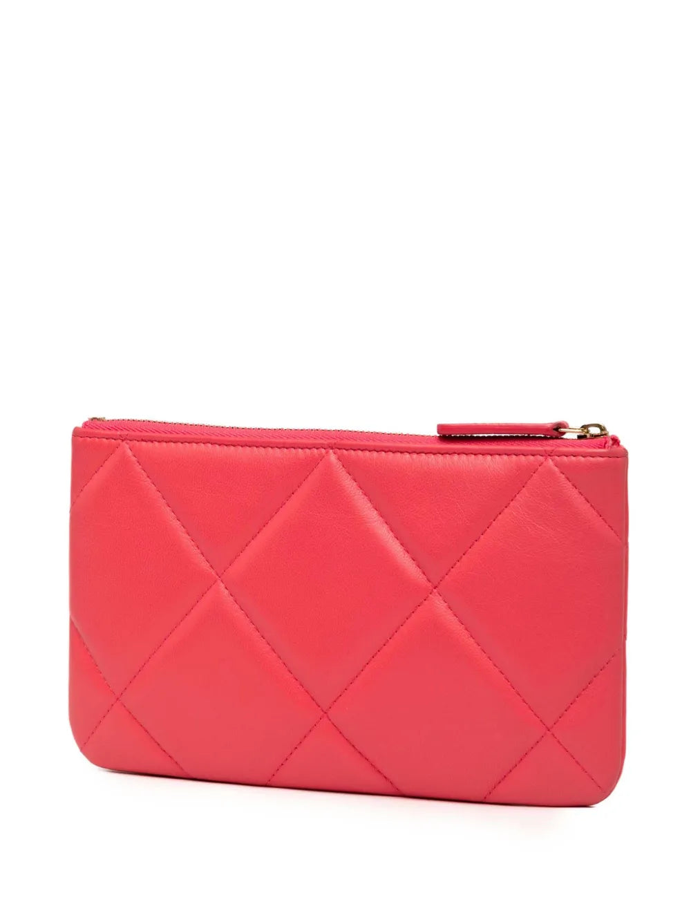 Pre-OwnedCHANEL Pre-Owned2020 Small Lambskin 19 O Case Pouch clutch bag
