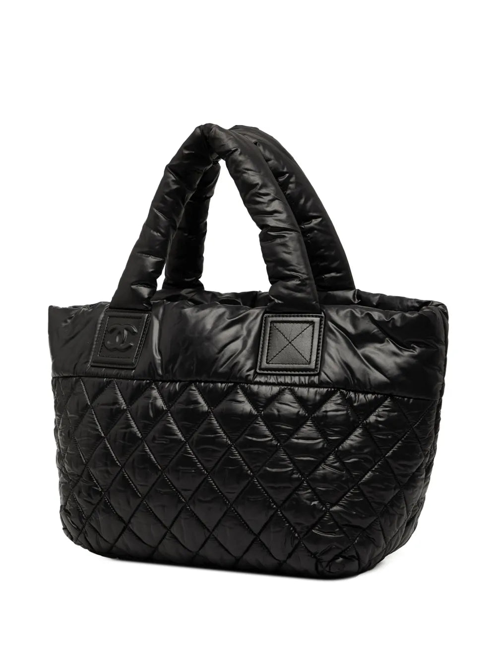 Pre-OwnedCHANEL Pre-Owned2011 Small Quilted Nylon Coco Cocoon tote bag
