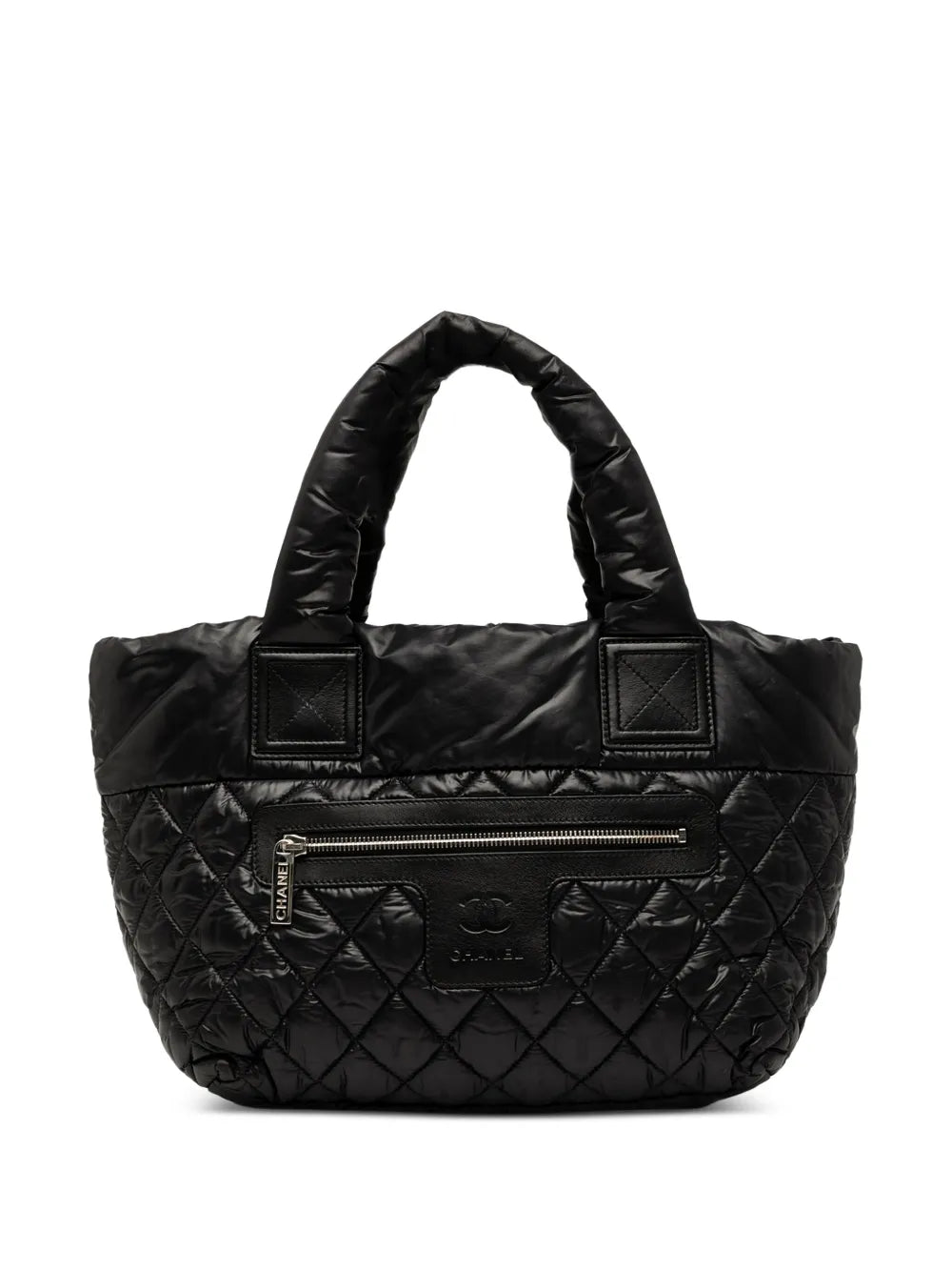 Pre-OwnedCHANEL Pre-Owned2011 Small Quilted Nylon Coco Cocoon tote bag