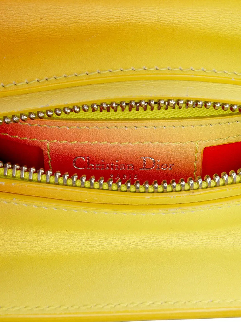Pre-OwnedChristian Dior Pre-Owned2013 Medium Ombre Calfskin Lady Dior satchel