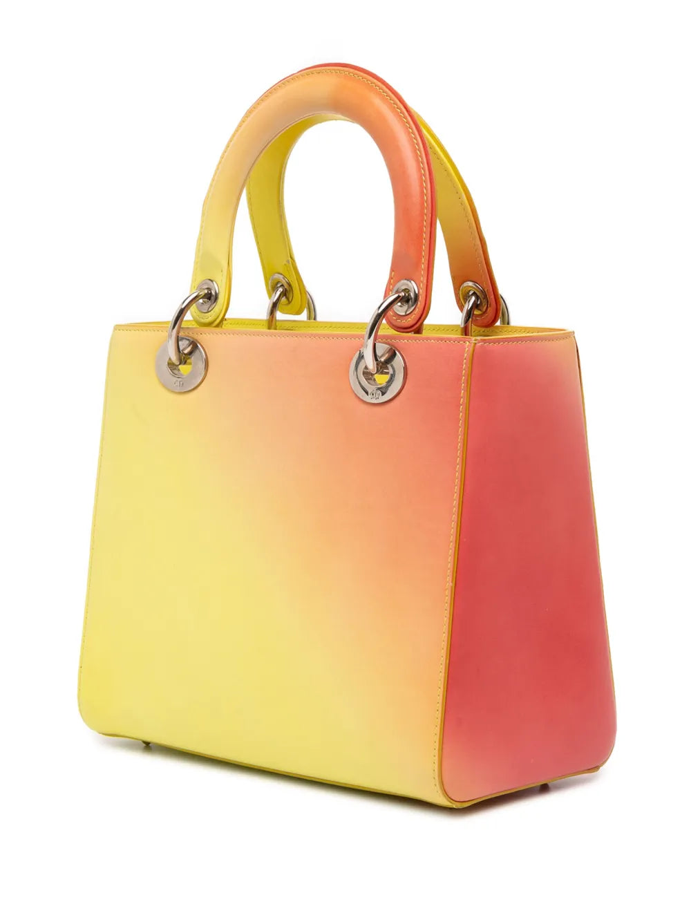 Pre-OwnedChristian Dior Pre-Owned2013 Medium Ombre Calfskin Lady Dior satchel