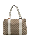 Pre-OwnedGucci Pre-Owned2016-2025 Medium GG Canvas Bamboo Libeccio tote bag