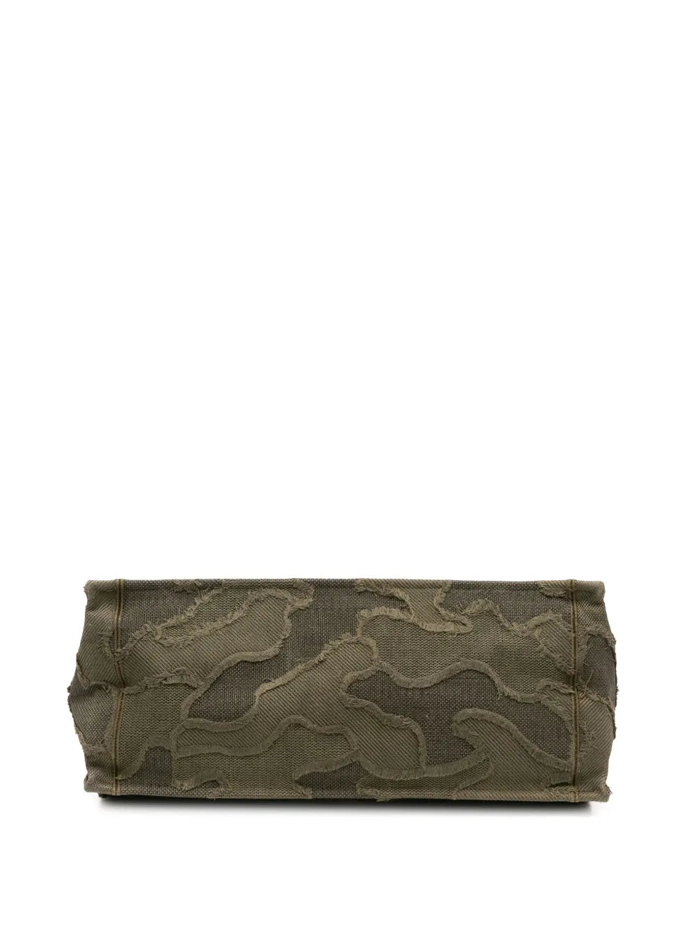 Pre-OwnedChristian Dior Pre-Owned2019 Large Embroidered Canvas Camouflage Book tote bag