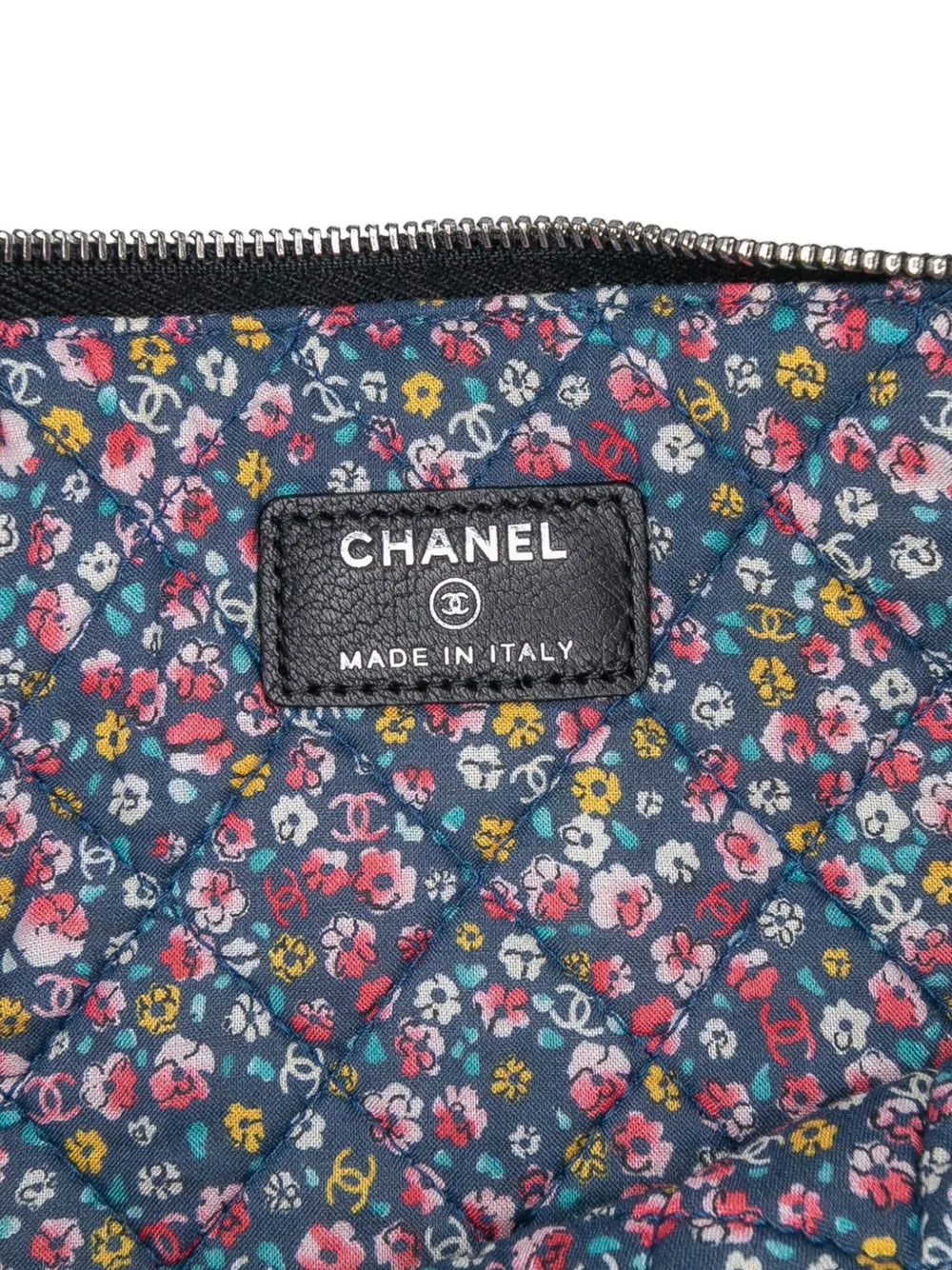 Pre-OwnedCHANEL Pre-Owned2016-2017 Medium Caviar Lucky Clover O Case clutch bag