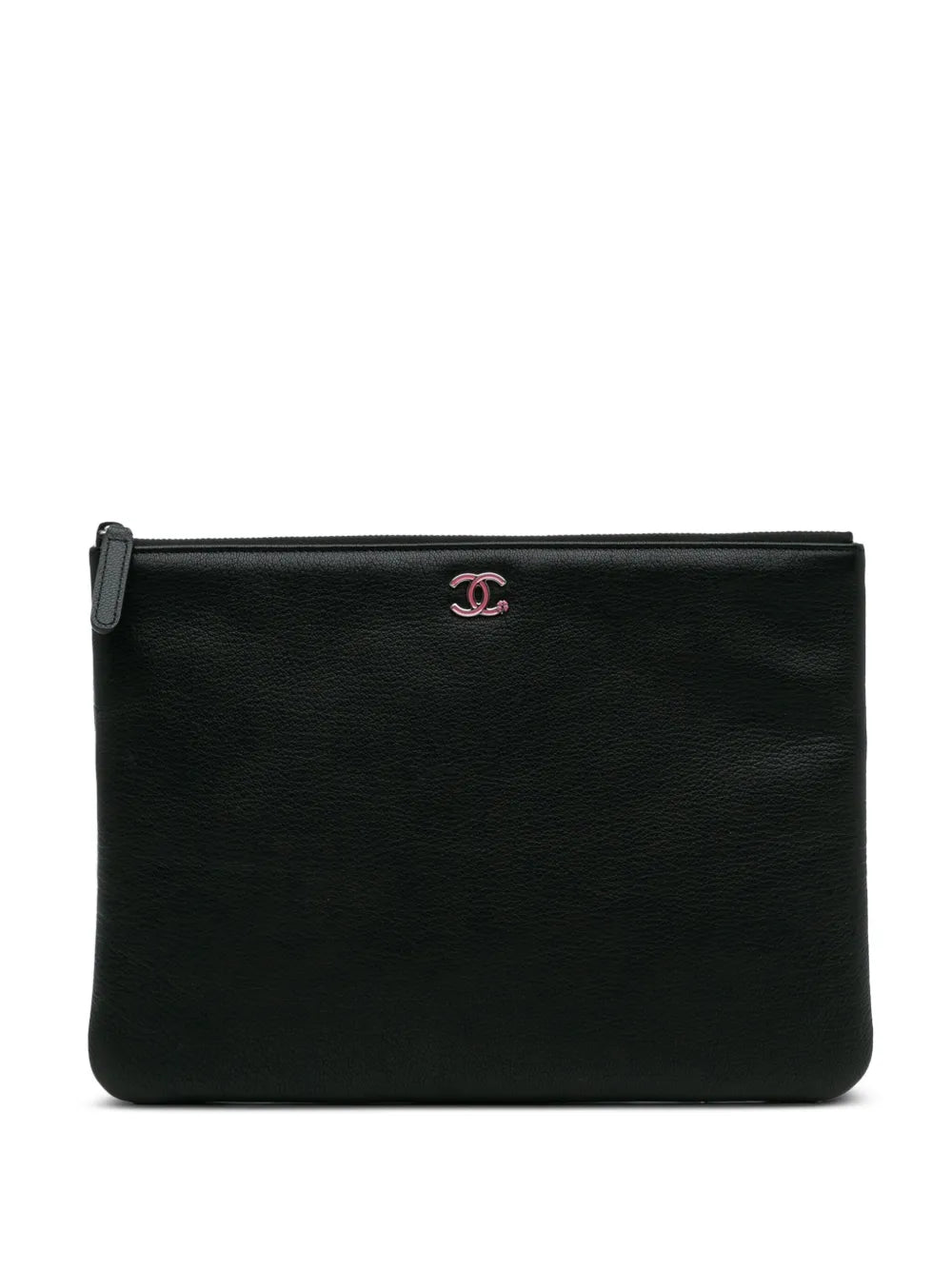 Pre-OwnedCHANEL Pre-Owned2016-2017 Medium Caviar Lucky Clover O Case clutch bag