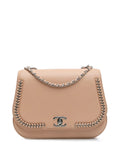 Pre-OwnedCHANEL Pre-Owned2017-2018 Small Calfskin Braided Chic Flap shoulder bag