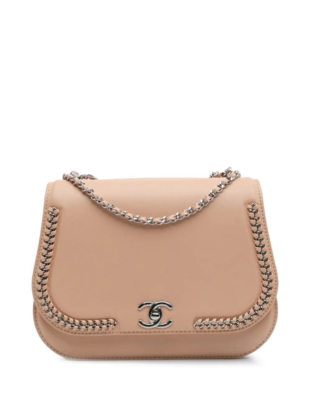 Pre-OwnedCHANEL Pre-Owned2017-2018 Small Calfskin Braided Chic Flap shoulder bag