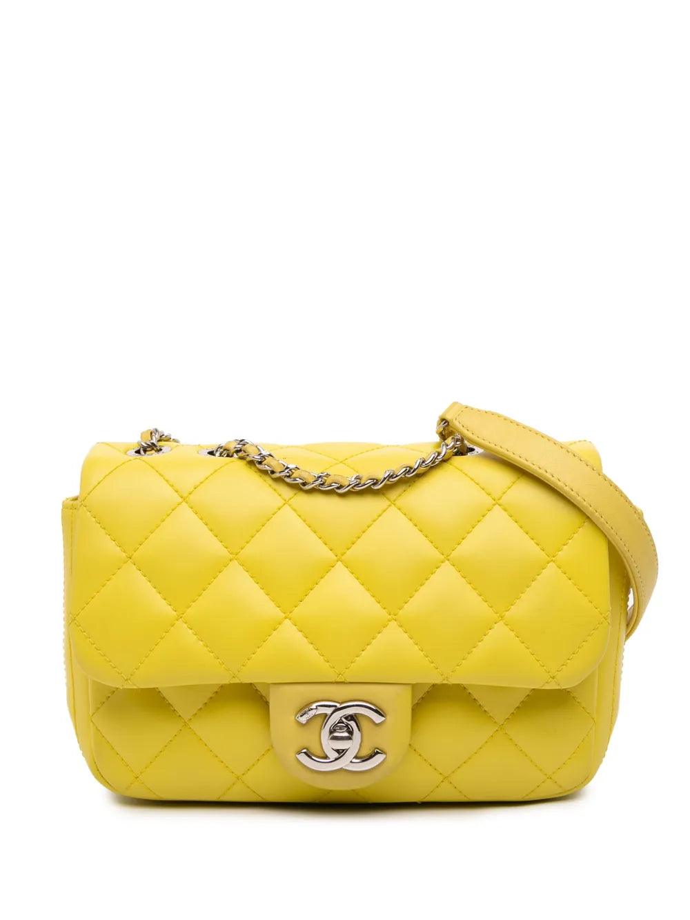 Pre-OwnedCHANEL Pre-Owned2016-2017 Paris Seoul Small Rubber Coco Rain Flap shoulder bag