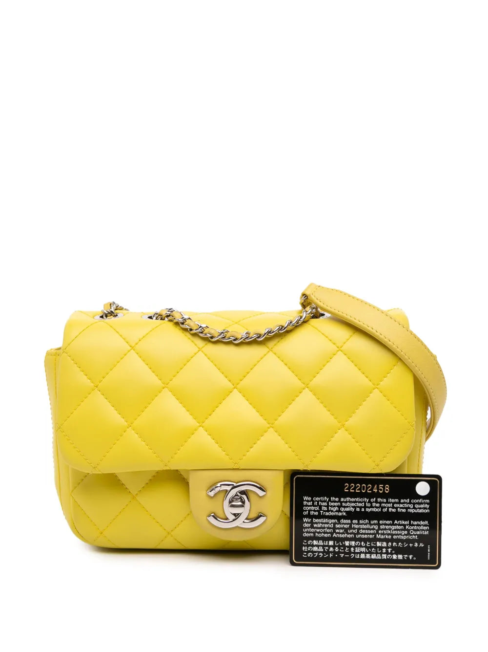 Pre-OwnedCHANEL Pre-Owned2016-2017 Paris Seoul Small Rubber Coco Rain Flap shoulder bag