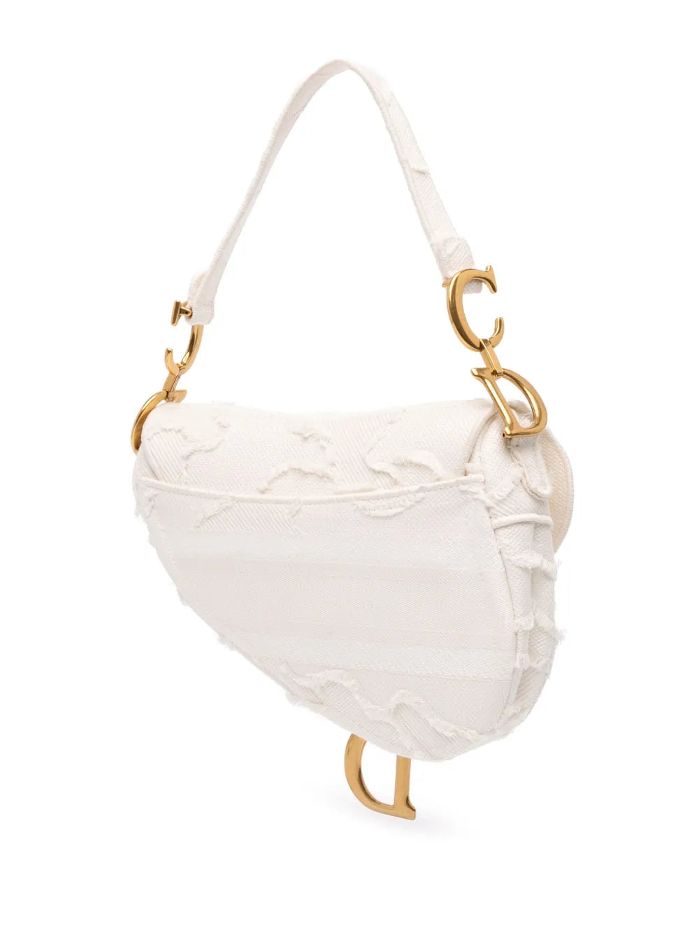 Pre-OwnedChristian Dior Pre-Owned2020 Canvas Embroidered Camouflage Saddle Bag shoulder bag
