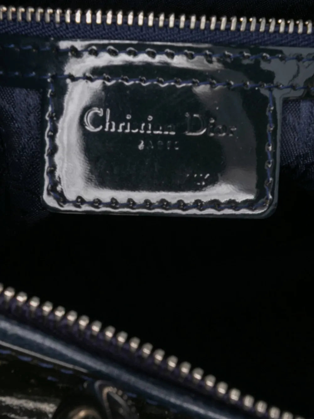 Pre-OwnedChristian Dior Pre-Owned2010 Large Patent Cannage Lady Dior satchel