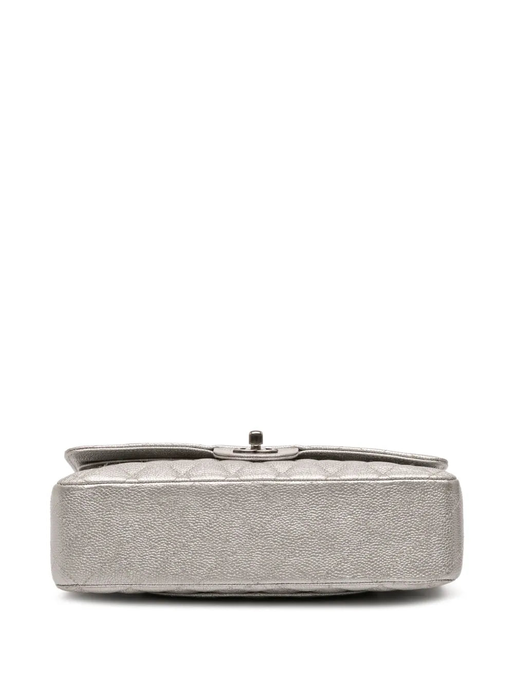 Pre-OwnedCHANEL Pre-Owned2017-2018 Medium Classic Iridescent Caviar Double Flap shoulder bag
