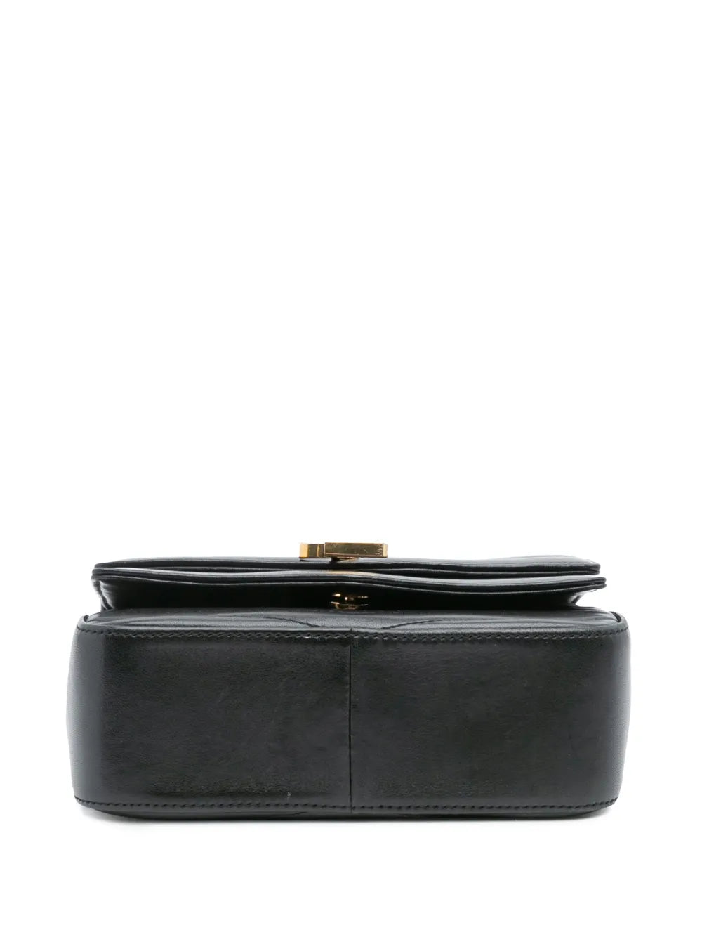 Pre-OwnedSaint Laurent Pre-Owned2018 Small Chevron Lambskin Monogram Sulpice Bag crossbody bag