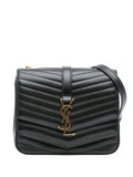 Pre-OwnedSaint Laurent Pre-Owned2018 Small Chevron Lambskin Monogram Sulpice Bag crossbody bag
