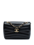 Pre-OwnedCHANEL Pre-Owned2019 Small Chevron Shiny Lambskin Miroir Flap Bag crossbody bag