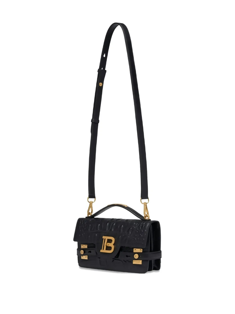 Balmain B-Buzz logo-plaque shoulder bag