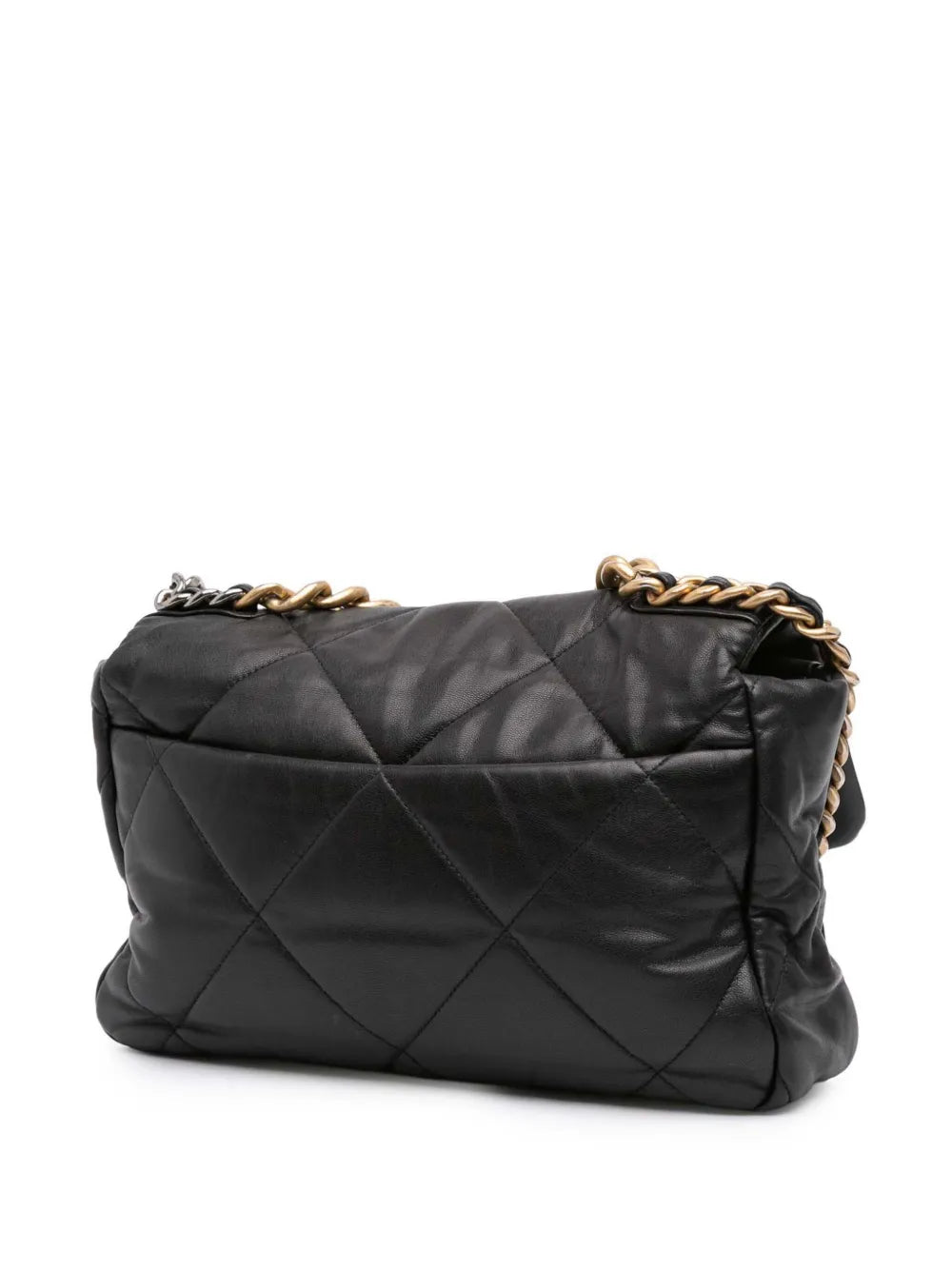Pre-OwnedCHANEL Pre-Owned2019 Large Lambskin 19 Flap satchel