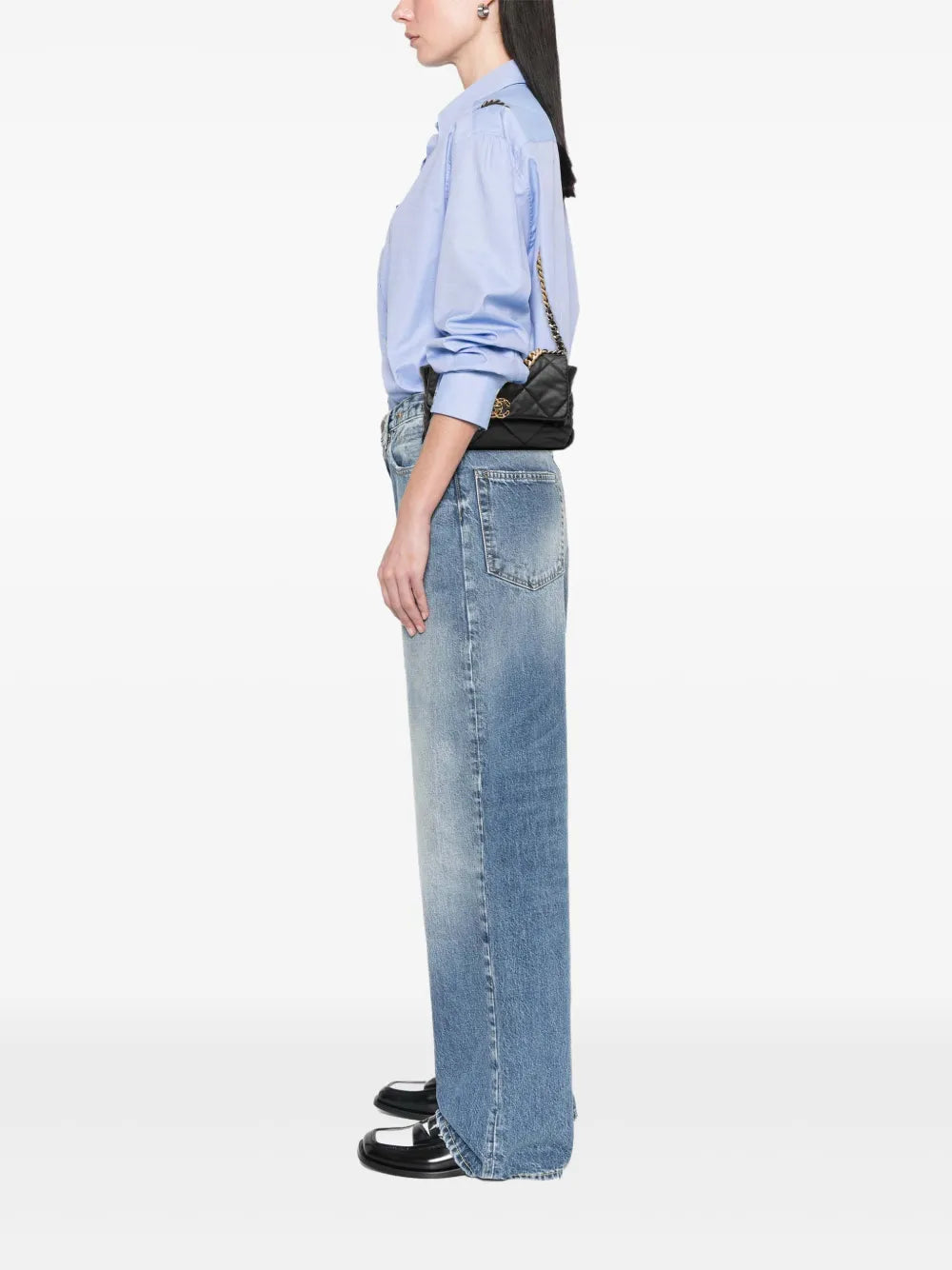 Pre-OwnedCHANEL Pre-Owned2019 Large Lambskin 19 Flap satchel