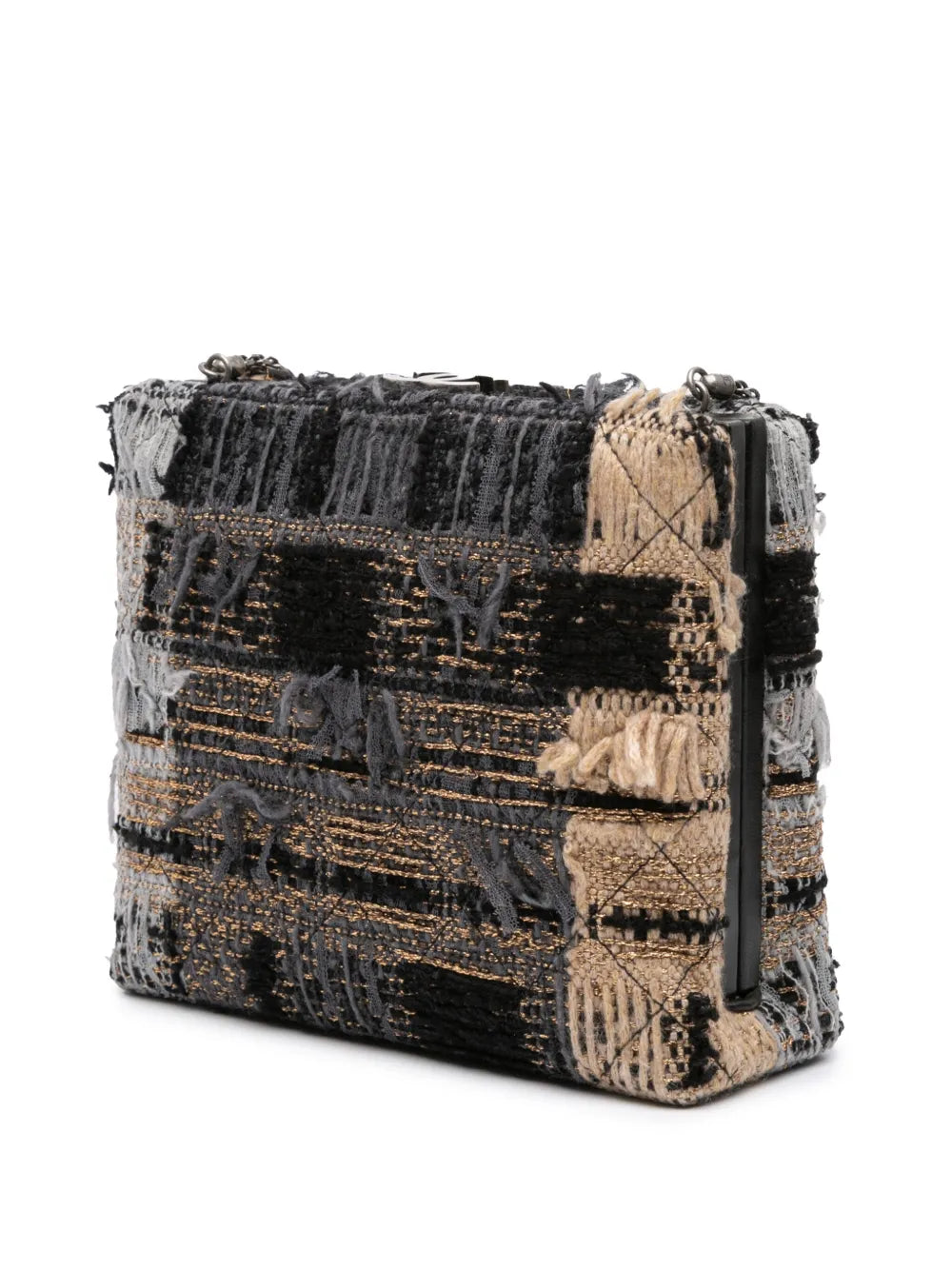 Pre-OwnedCHANEL Pre-Owned2016-2017 Multicolor Tweed Quadrato Box crossbody bag
