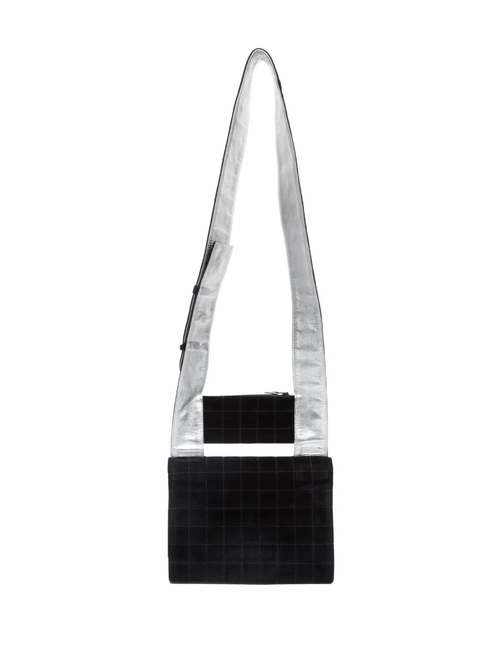 Pre-OwnedCHANEL Pre-Owned2003-2004 Chocolate Bar suede shoulder bag