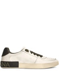 Dolce & Gabbana Perforated-Detail Lace-Up Sneakers