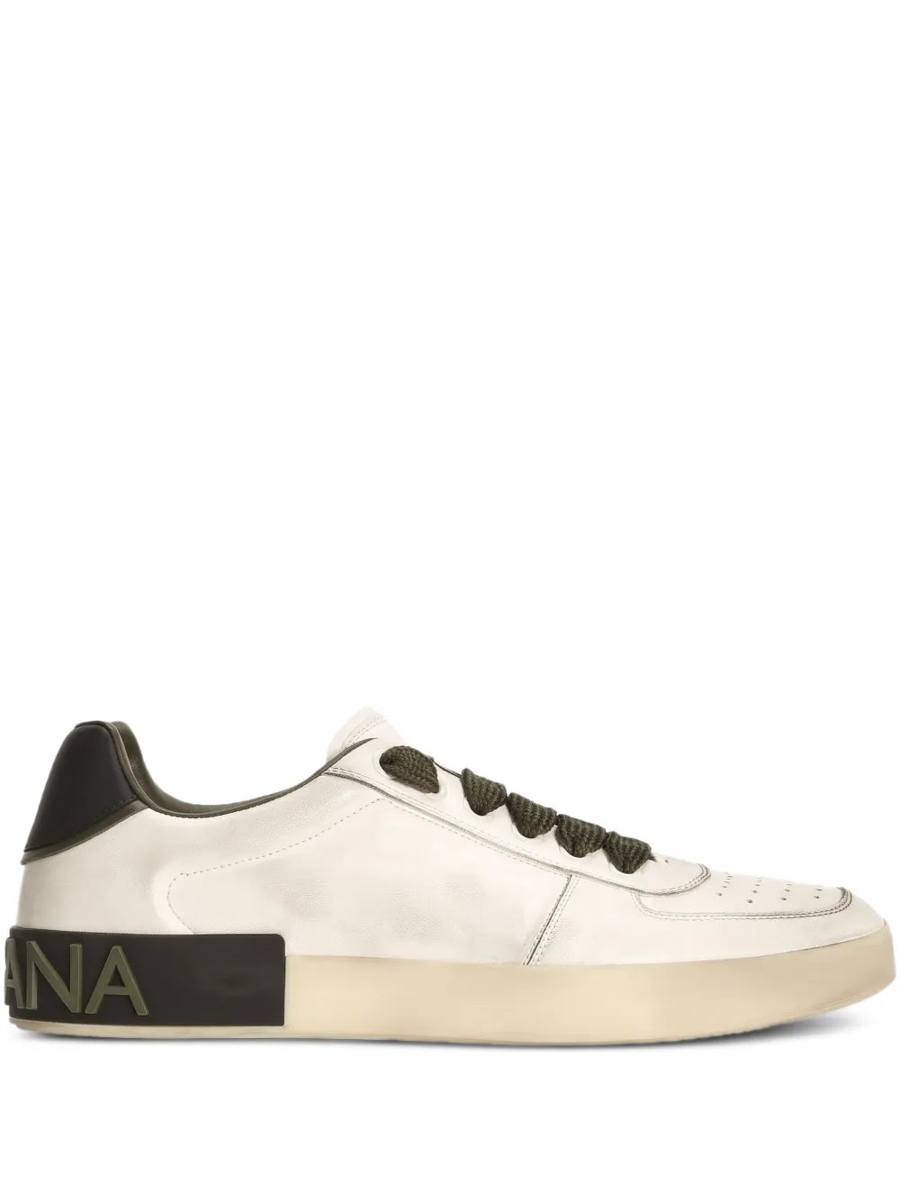 Dolce & Gabbana Perforated-Detail Lace-Up Sneakers
