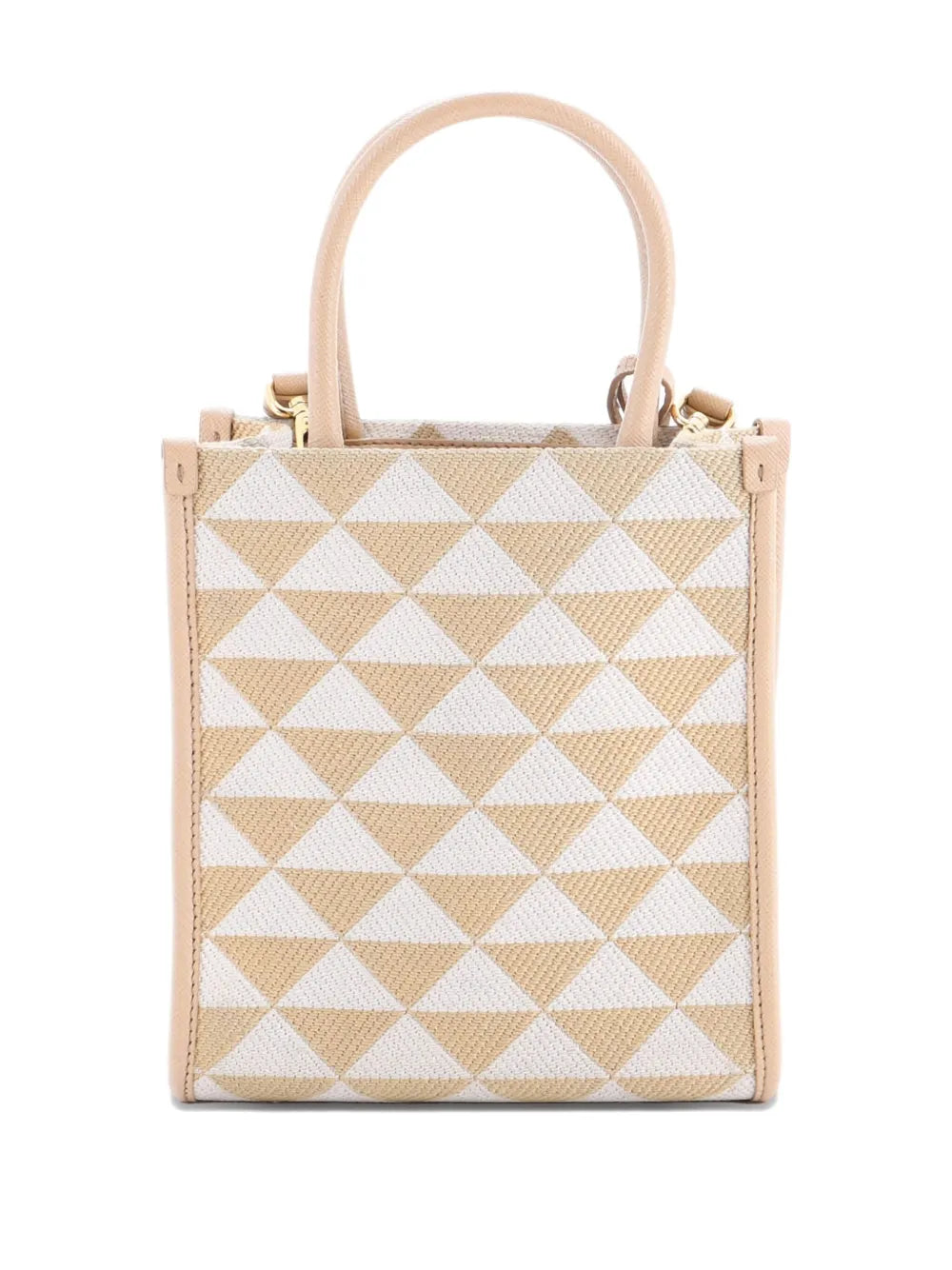 Pre-OwnedPrada Pre-OwnedSymbole Shopper Tote Jacquard Mini crossbody bag